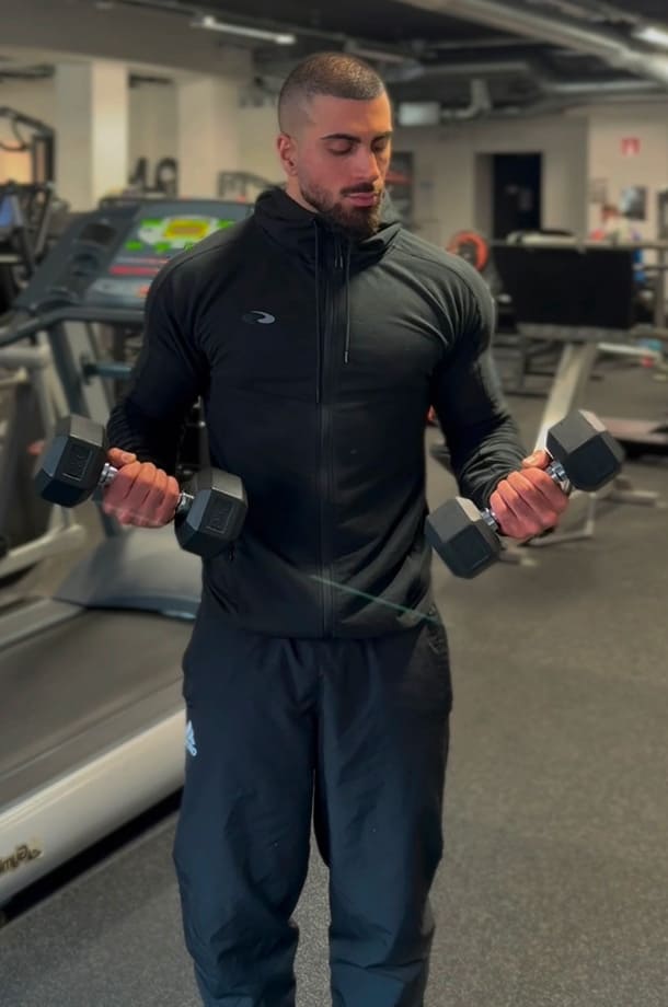 Dino Haddy training